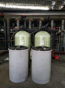 唐山鑫日升钢厂同时供水软化设备